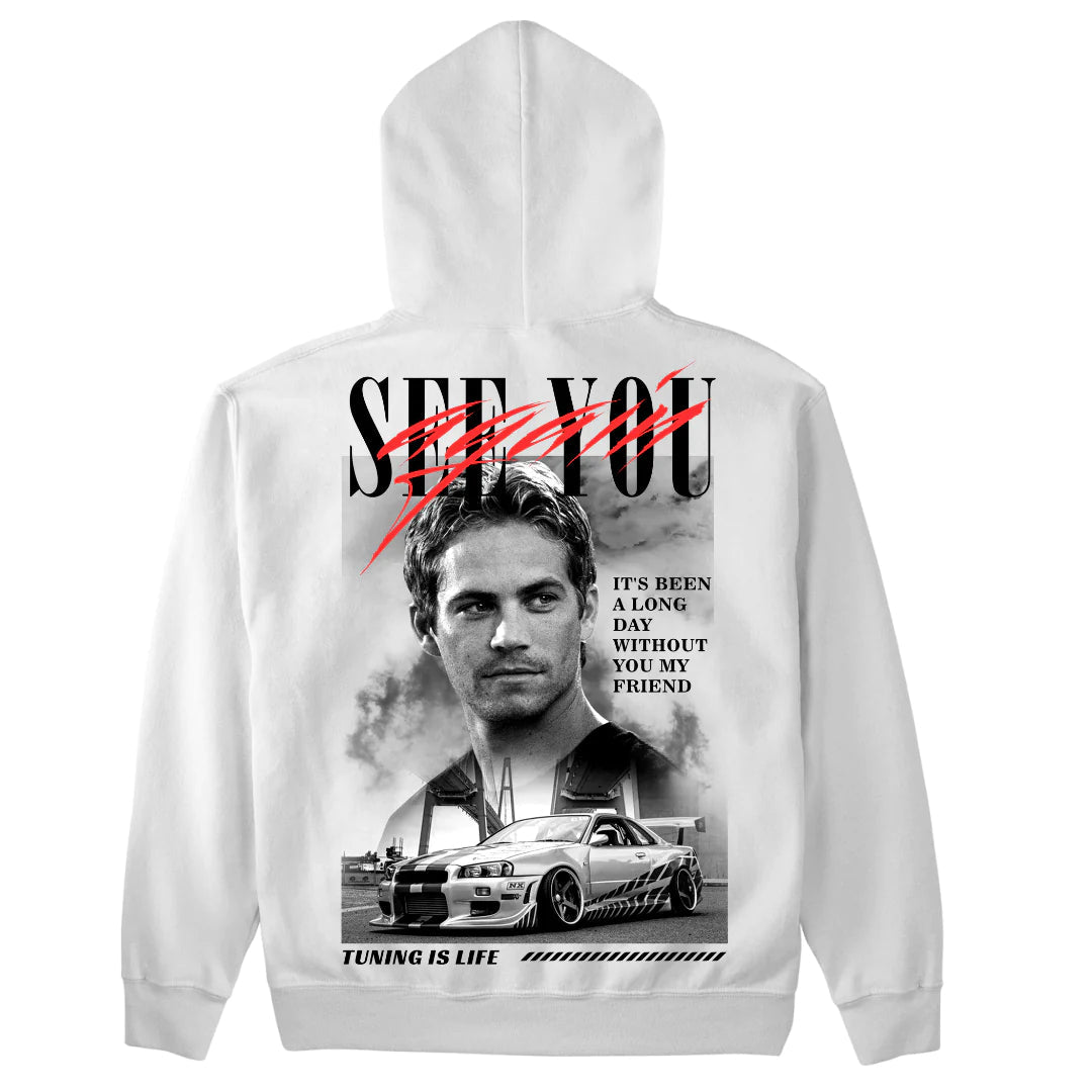 PAUL WALKER SEE YOU AGAIN PREMIUM HOODIE